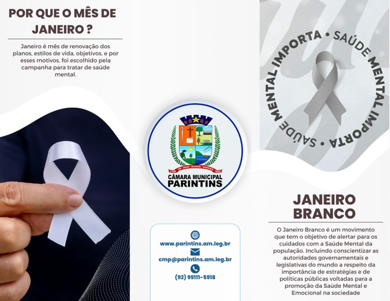 Folder Janeiro Branco