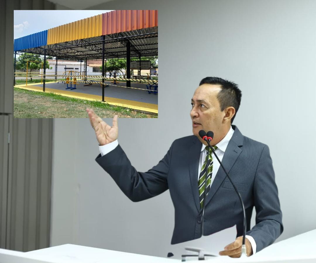 Após solicitação de Babá Tupinambá, academia ao ar livre da Geny Bentes ganha nova cobertura