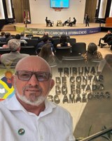 Cabo Linhares participa de seminário no TCE-AM sobre mercado de carbono e uso sustentável das florestas