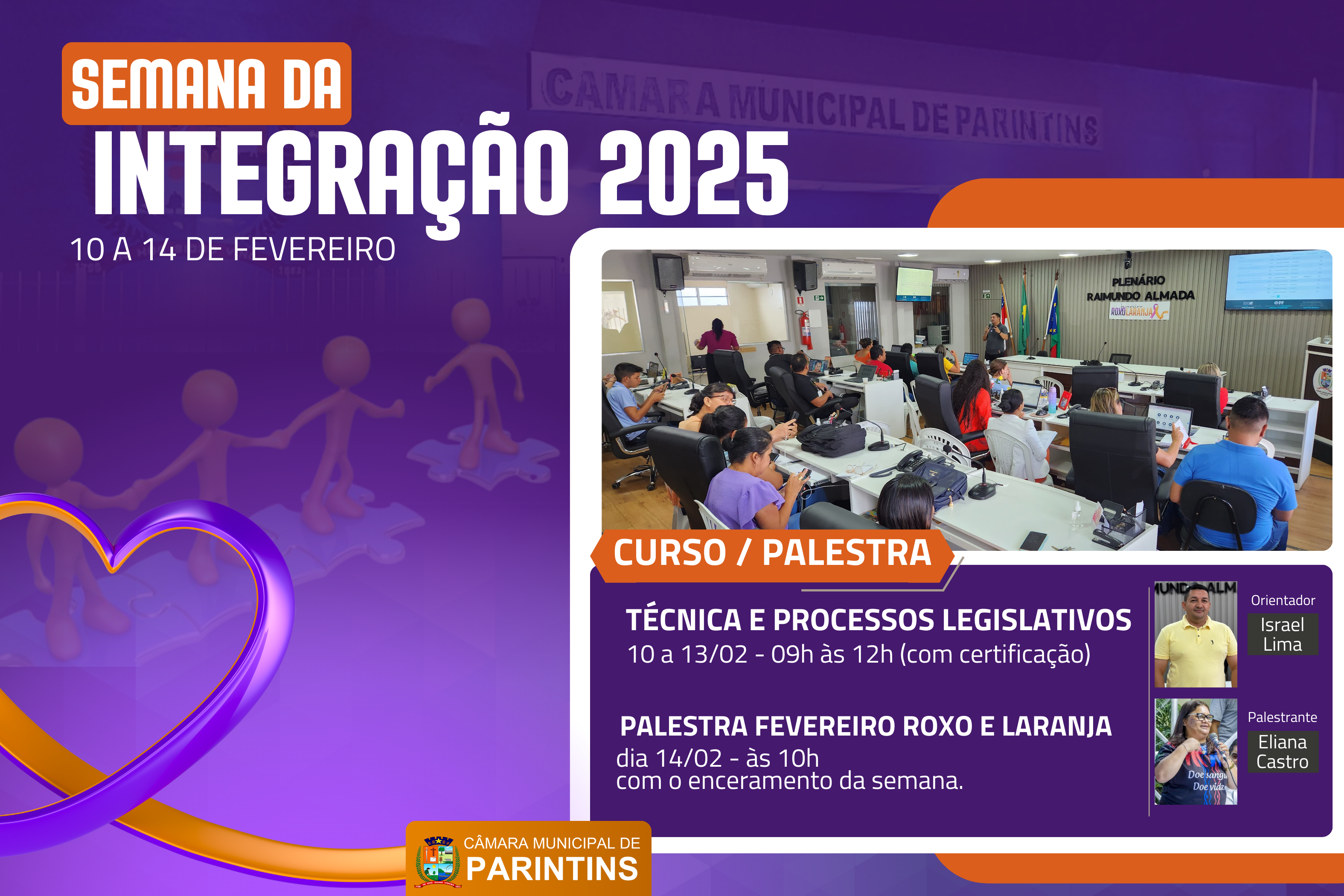 Câmara de Parintins anuncia Semana da Integração com foco na capacitação de servidores
