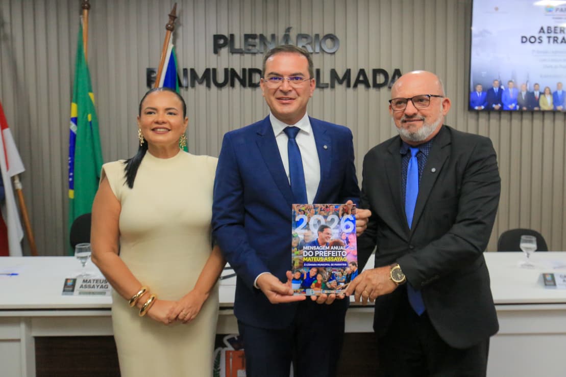 Câmara de Parintins inicia segundo ano da 19ª Legislatura com leitura da mensagem anual do prefeito Mateus Assayag