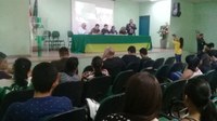 Como Presidente do Legislativo Municipal em exercício, vereador Afonso participa da aula inaugural do curso de Engenharia Civil