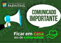 Coronavírus: Câmara de Parintins suspende atividades internas