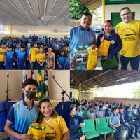 Detran-AM realiza ações educativas nas escolas de Parintins por indicação da Vereadora Márcia Baranda