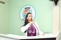 Em sessão plenária, vereadora Vanessa homenageia jornalista Tadeu de Souza