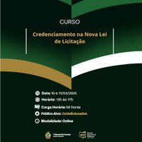 Escola de Contas Públicas do TCE-AM e Câmara de Parintins anunciam curso "Credenciamento na Nova Lei de Licitação"