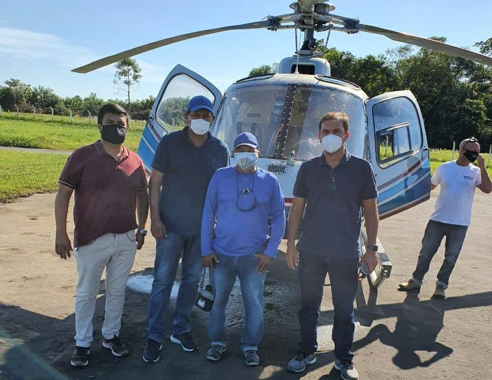 Estrada Parintins-Juruti: Presidente da Câmara acompanha estudo dos traçados