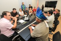 Fábio Cardoso articula encontro entre prefeito Mateus Assayag e DSEI-PIN para garantir a integração dos serviços de saúde dos povos indígenas