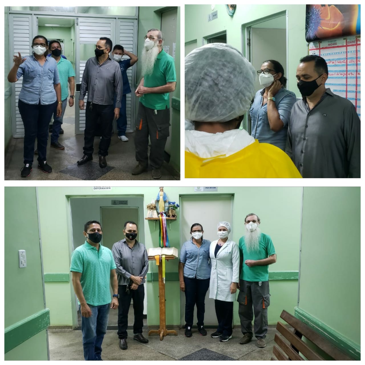 Flávio Farias faz visita ao Hospital Padre Colombo