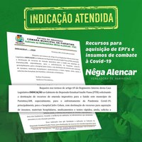 Indicação de Nêga Alencar é atendida e Saúde de Parintins recebe R$ 1,5 milhão para combate à Covid-19