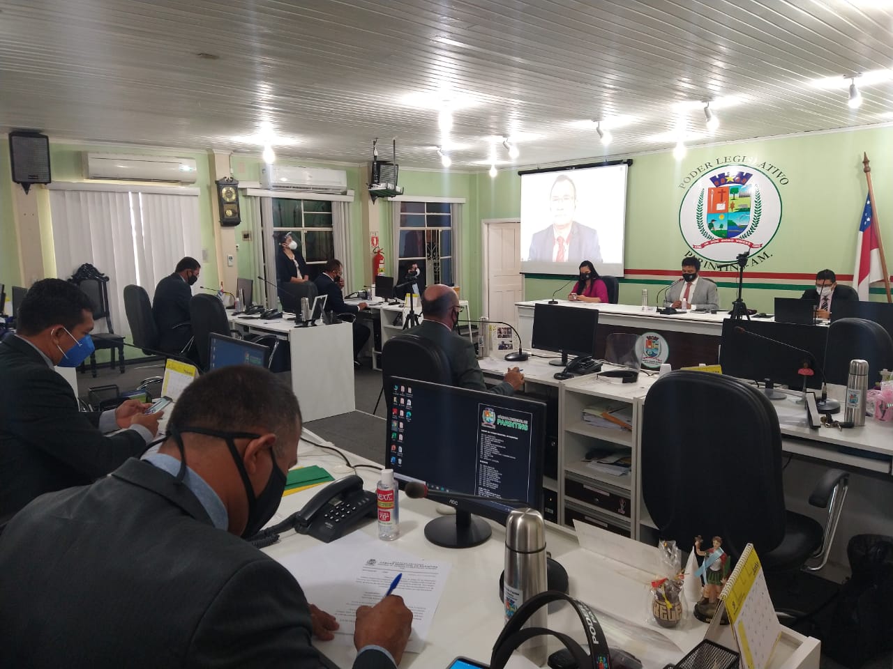 Legislativo Parintinense realiza 1ª Sessão Híbrida de sua história