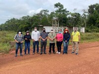 Márcia Baranda acompanha equipe do Incra e CEF em mais uma etapa do projeto de asfaltamento da Vila Amazônia   