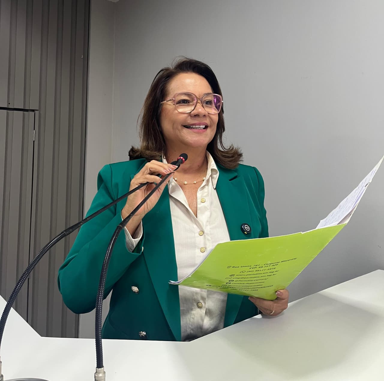 Márcia Baranda apresenta Projeto de Lei que estabelece validade indeterminada para laudos de deficiência permanente em Parintins