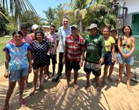 Marcus Cursino apresenta indicações para garantir água potável e iluminação pública na Comunidade São Carlos, região do Uaicurapá