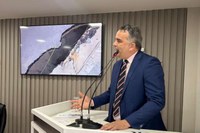 Marcus Cursino cobra explicações sobre situação alarmante do Muro de Arrimo