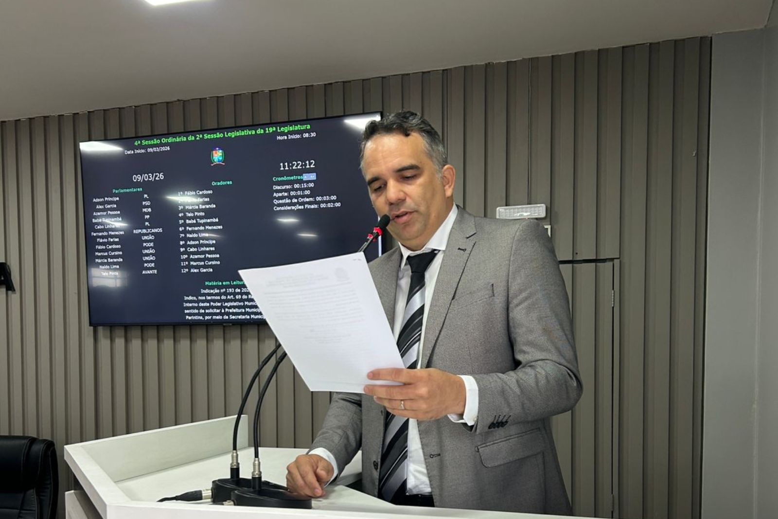 Marcus Cursino indica revisão e atualização do Plano Diretor de Parintins