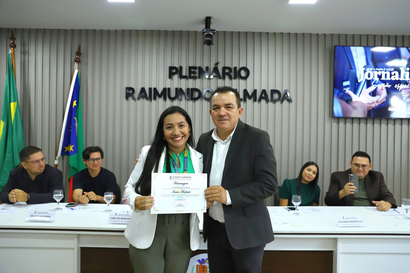 Massilon participa de sessão especial em homenagem ao Dia Nacional do Jornalista