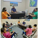 Mateus Assayag e Brena Dianná reúnem com representantes do Residencial Parintins e Loteamento Lady Laura   