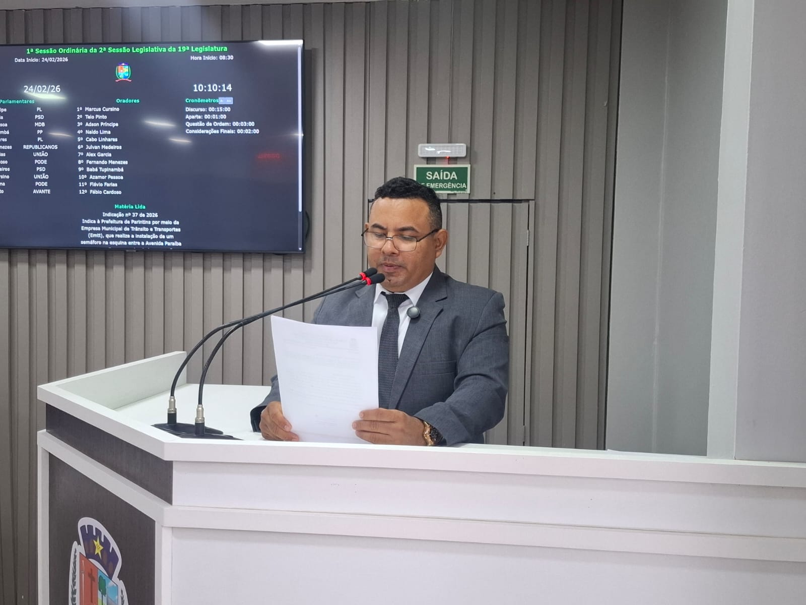 Naldo Lima solicita à SEMSA o aumento de vagas para atendimento médico na UBS Macurany