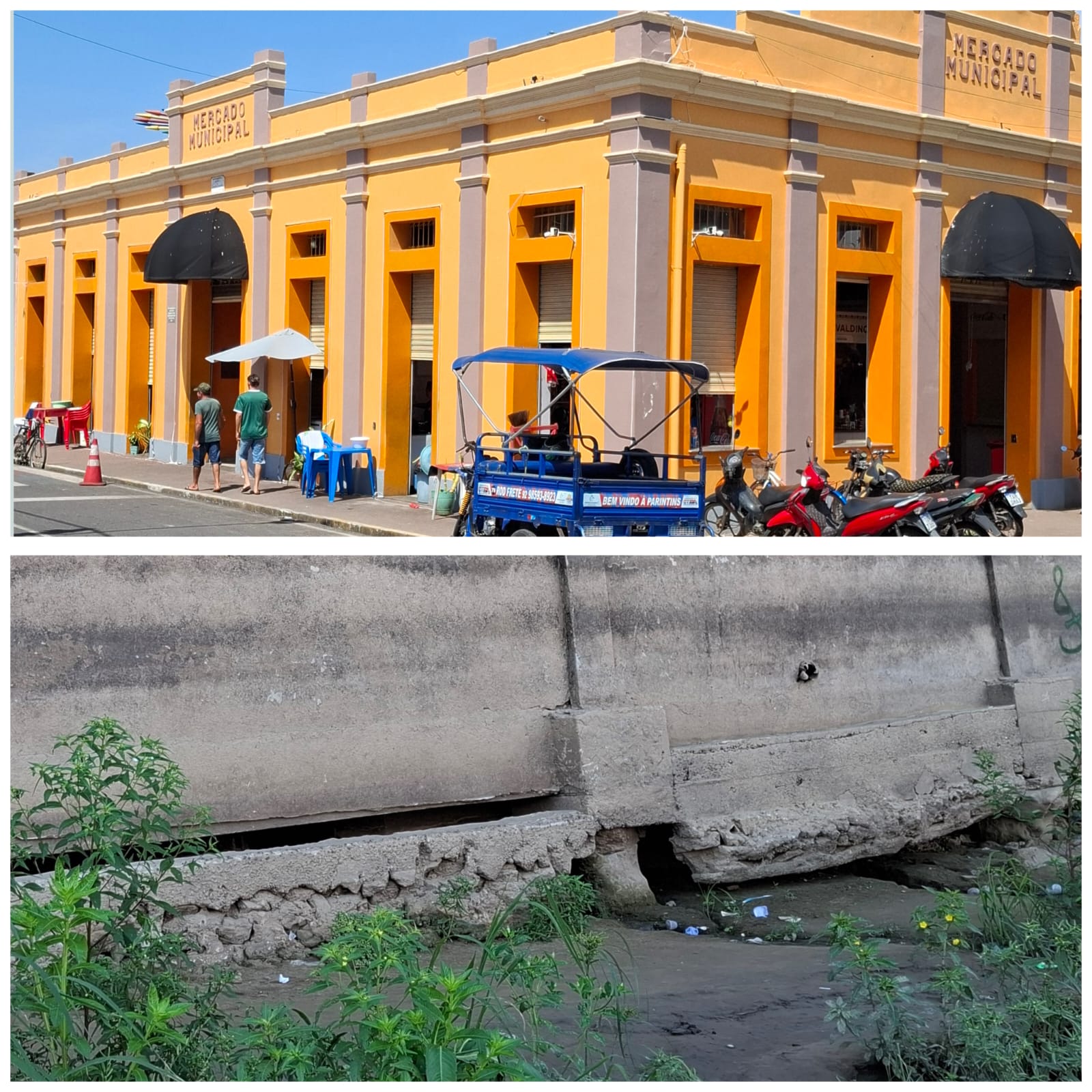 Naldo Lima solicita manutenção na estrutura do Mercado Leopoldo Neves