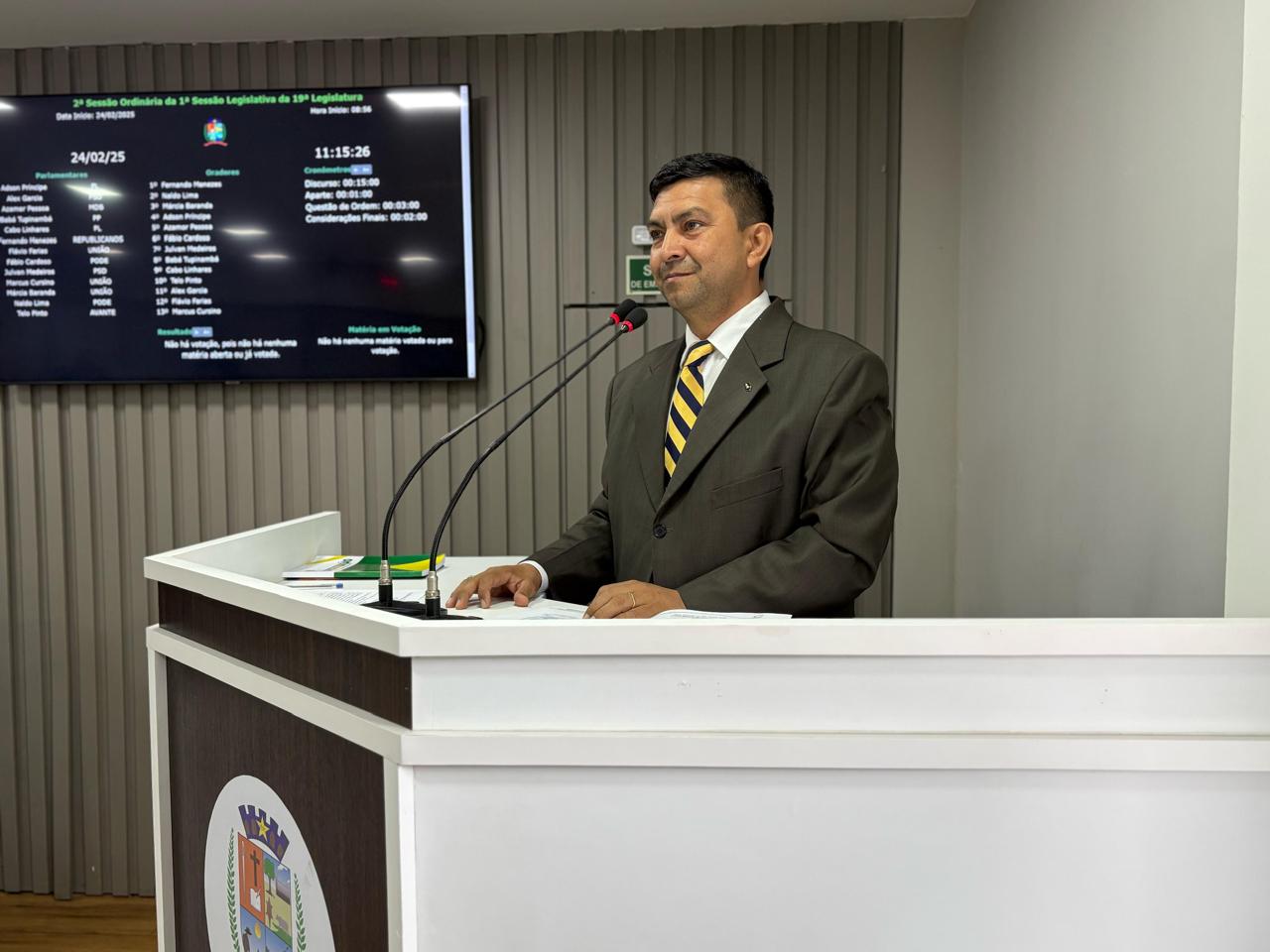 Telo Pinto tece críticas ao Governo Estadual pelo atraso de obras e cobra mais ações
