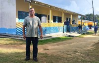 Vereador Adson Príncipe acompanha de perto as Obras da Escola Municipal na comunidade do Parintinzinho