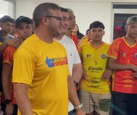 Vereador Adson Príncipe prestigiou a saída da delegação esportiva de Parintins rumo aos JEA's em Manaus