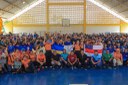 Vereador Azamor Pessoa reforçou compromisso com a educação ao participar do Projeto Soletrando 2025 na Comunidade Santo Antônio do Rio Tracajá 