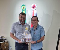 Vereador Babá Tupinambá visita governador do Amazonas