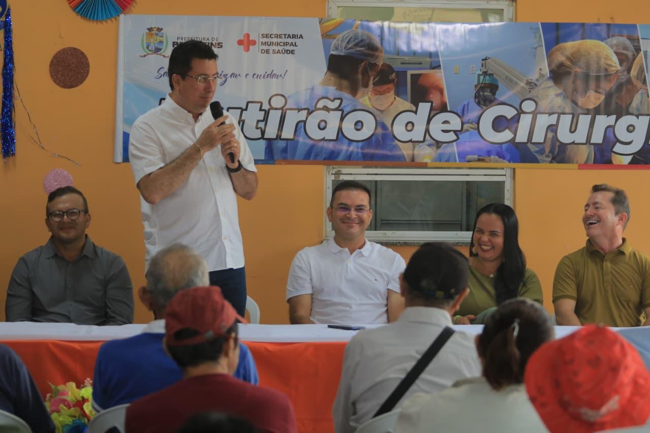 Vereador Fábio Cardoso acompanha mutirão oftalmológico e capacitação do Projeto Telecardio