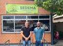 Vereador Marcus Cursino reforça compromisso com o meio ambiente em visita à Secretaria de Meio Ambiente de Parintins