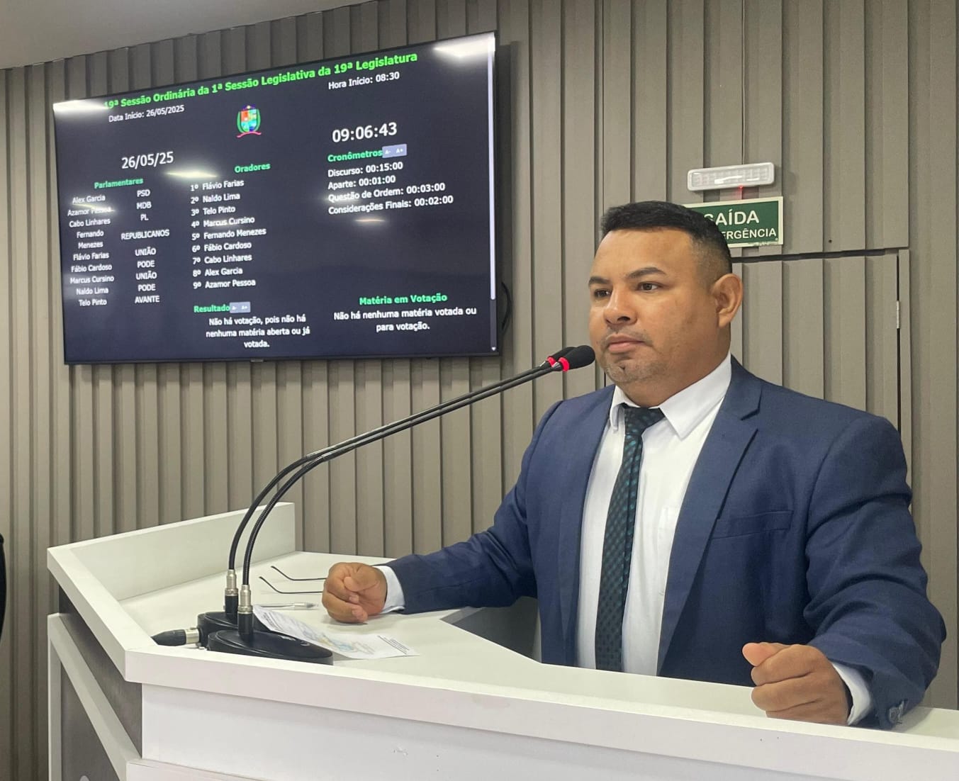 Vereador Naldo Lima cobra agilidade nos agendamentos de exames e consultas médicas pelo SISREG