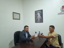 Vereador Naldo Lima recebe representante dos moradores da Vila Amazônia