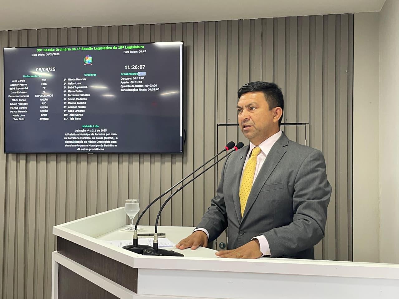 Vereador Telo Pinto sugere implantação de Ensino Médio Tecnológico para o Arquinho