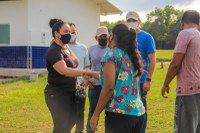 Vereadora Vanessa Gonçalves vai às comunidades Fluminense, Peixe Marinho, Maranhão e Tracajá para vistoriar obras em escolas e abastecimento de água   