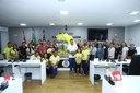 Vereadores e servidores da Câmara demonstram fé e emoção ao receber a imagem da Padroeira de Parintins Vereadores e servidores da Câmara demonstram fé e emoção ao receber a imagem da Padroeira de Parintins