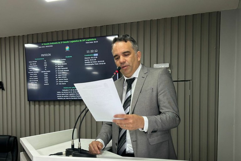 Marcus Cursino indica revisão e atualização do Plano Diretor de Parintins