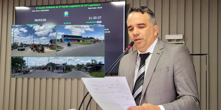 Marcus Cursino solicita implantação de sinalização em pontos críticos na Orla da União