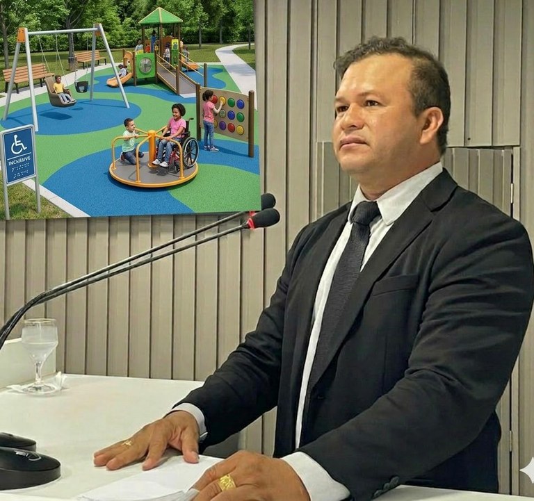 Vereador Adson Príncipe solicita construção de parque infantil adaptado para crianças com autismo em Parintins